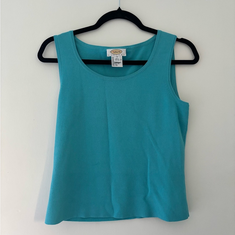 Talbots Turquoise Tank Top